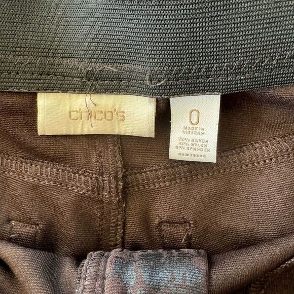Chico’s animal print pants (0) - Picture 3 of 4
